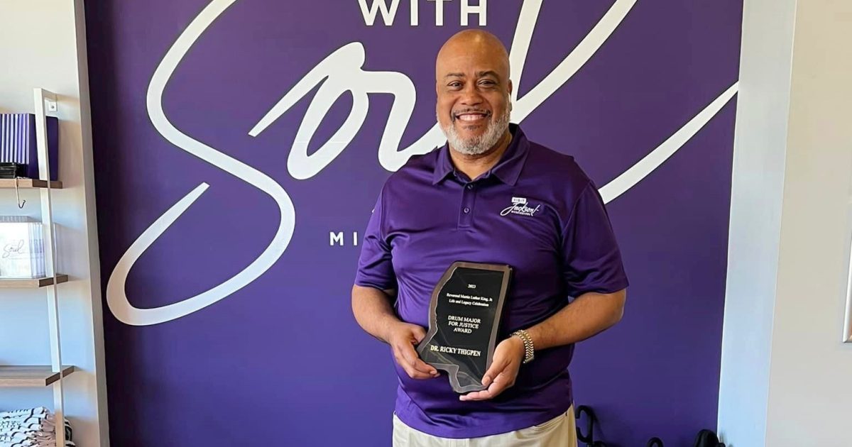 Thigpen Honored With MLK Drum Major of Justice Award Visit Jackson